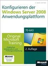 Buchcover Konfigurieren der Windows Server 2008-Anwendungsplattform - Original Microsoft Training für Examen 70-643, 2.