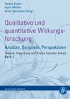 Buchcover Qualitative und quantitative Wirkungsforschung