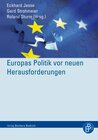 Buchcover Europas Politik vor neuen Herausforderungen