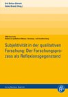 Buchcover Subjektivität in der qualitativen Forschung