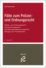 Buchcover Fälle zum Polizei- und Ordnungsrecht
