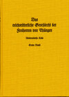 Buchcover Das reichsritterliche Geschlecht der Freiherren von Thüngen