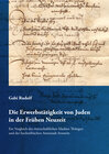 Buchcover Die Erwerbstätigkeit von Juden in der Frühen Neuzeit