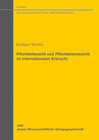 Buchcover Pflichtteilsrecht und Pflichtteilsverzicht im Internationalen Erbrecht
