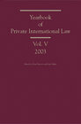 Buchcover Yearbook of Private International Law