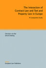 Buchcover The Interaction of Contract Law and Tort and Property Law in Europe