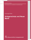Buchcover Anlegerschutz und Neuer Markt