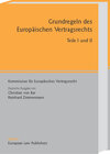 Buchcover Grundregeln des Europäischen Vertragsrechts Teile I und II