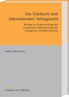Buchcover Das Grünbuch zum internationalen Vertragsrecht