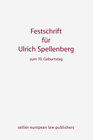 Buchcover Festschrift für Ulrich Spellenberg