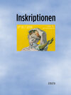 Buchcover Inskriptionen No. 10 - ende der genieästhetik