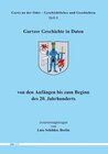 Buchcover Gartzer Geschichte in Daten