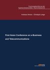Buchcover First Asian Conference on e-Business and Telecommunications