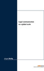 Buchcover Legal communication on a global scale