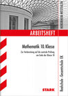 Buchcover STARK Arbeitsheft Realschule · Gesamtschule EK - Mathematik 10. Klasse - NRW