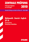 Buchcover STARK Zentrale Prüfung Gymnasium NRW - Mathe/Deutsch/Englisch Sammelband
