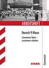Buchcover STARK Arbeitsheft Gymnasium - Deutsch 9. Klasse