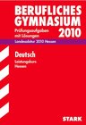 Buchcover STARK Abitur-Prüfungen Deutsch - LK Berufliches Gymnasium Hessen