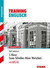 Buchcover STARK Training Gymnasium - Englisch Lesen / Schreiben / Hören / Wortschatz 5. Klasse, mit MP3-CD