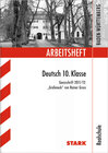Buchcover STARK Arbeitsheft Realschule - Deutsch 10. Kl. Ganzschrift 2011/12