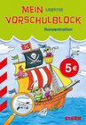Buchcover Rucksackblock Vorschule - Konzentration (Motiv Piratenschiff)
