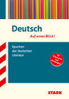 Buchcover STARK Deutsch - auf einen Blick! Epochen der deutschen Literatur