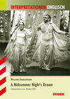 Buchcover STARK Interpretationen Englisch - Shakespeare: A Midsummer Night's Dream