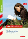 Buchcover STARK Stark in Deutsch - Realschule - Gedichtanalyse 9./10. Klasse