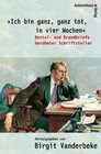 Buchcover "Ich bin ganz, ganz tot, in vier Wochen"