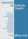 Buchcover Zeitschrift für kritische Theorie / Zeitschrift für kritische Theorie, Heft 48/49