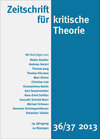 Buchcover Zeitschrift für kritische Theorie / Zeitschrift für kritische Theorie, Heft 36/37