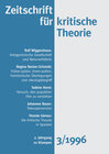 Buchcover Zeitschrift für kritische Theorie / Zeitschrift für kritische Theorie, Heft 3