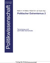 Buchcover Politischer Extremismus 2