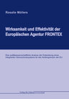 Buchcover Wirksamkeit und Effektivität der Europäischen Agentur FRONTEX