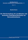 Buchcover Die Gleichschaltung der preußischen und deutschen Polizeigewerkschaften im Nationalsozialismus