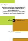 Buchcover Die nicht-polizeiliche Gefahrenabwehr in Nordrhein-Westfalen im Kontext von Anschlagsszenarien