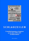Buchcover Schlagzeilen