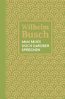 Buchcover Man muss doch darüber sprechen