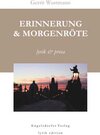 Buchcover Erinnerung & Morgenröte - Lyrik & Prosa
