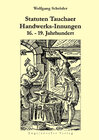Buchcover Statuten Tauchaer Handwerks-Innungen