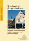 Buchcover Grunbachs historische Gebäude und ihre Geschichte/n III