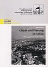 Buchcover Stadt und Planung in Italien