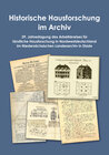Buchcover Historische Hausforschung im Archiv