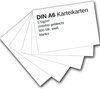 Buchcover Karteikarten 500 Stück A6 weiß blanko