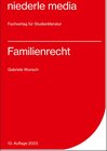 Buchcover Familienrecht - 2023