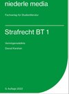 Buchcover Strafrecht BT 1 - Karteikarten - 2022