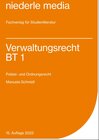 Buchcover Verwaltungsrecht BT 1 - 2022