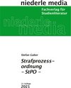 Buchcover Strafprozessordnung - StPO - 2022