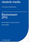 Buchcover Basiswissen ZPO - 2022