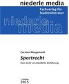Buchcover Sportrecht